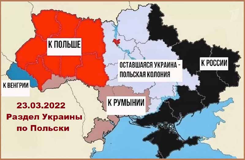 Раздел Украины по Польски 