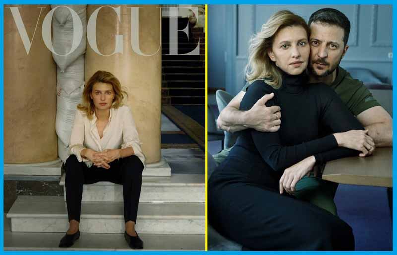 Знаменитая фотограф Энни Лейбовиц сняла супругов Зеленских для модного журнала Vogue
