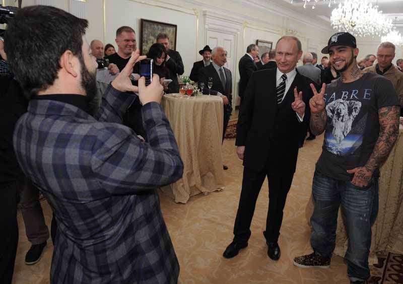 Путин и Тимати, 5 марта 2012