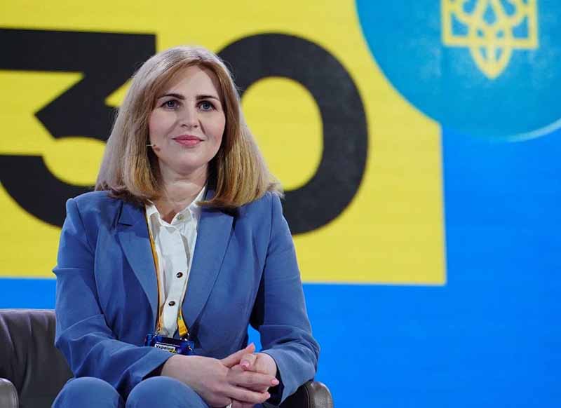 Замминистра юстиции Украины Елена Высоцкая